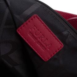 مملوكة مسبقًا حقيبة يد فورلا شوبينغ ميليسا جلد أحمر