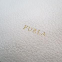 Pre Owned Furla Tricolor Leather Tote Bag