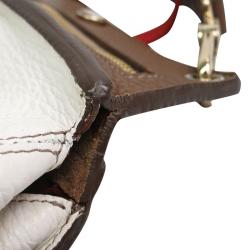 Pre Owned Furla Tricolor Leather Tote Bag