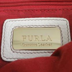 Pre Owned Furla Tricolor Leather Tote Bag