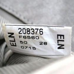 Pre Owned Furla Black/White Leather and Suede Twist Tote