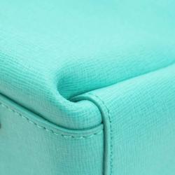 مملوكة مسبقًا حقيبة يد فورلا ليندا جلد خضراء زمردية