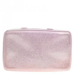 Pre Owned حقيبة فورلا كاندي مطاط لامعة غليتر وردية