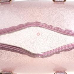 Pre Owned حقيبة فورلا كاندي مطاط لامعة غليتر وردية