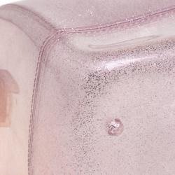 Pre Owned حقيبة فورلا كاندي مطاط لامعة غليتر وردية