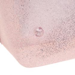 Pre Owned حقيبة فورلا كاندي مطاط لامعة غليتر وردية