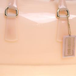 مملوكة مسبقًا حقيبة فورلا كاندي مطاط لامعة بيتش فاتحة