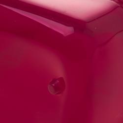 Pre Owned Furla Magenta Glossy PVC Candy Satchel