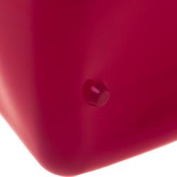 Pre Owned Furla Magenta Glossy PVC Candy Satchel