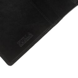 Pre Owned Furla Black Leather Tri Fold Wallet