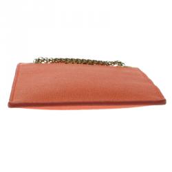 Pre Owned  Furla Coral Orange Babylon Phone Bag