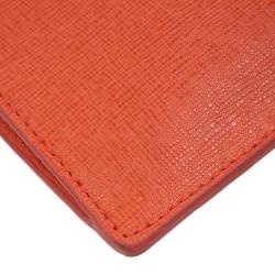 Pre Owned  Furla Coral Orange Babylon Phone Bag