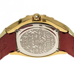 Pre Owned Gianfranco Ferre Gold-Plated Stainless Steel 9040J Limited Edition Women's Wristwatch 44MM