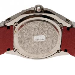 Pre Owned Gianfranco Ferre Silver-Plated Stainless Steel 9040J Limited Edition Women's Wristwatch 44MM