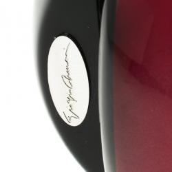 Pre Owned Giorgio Armani Red and Grey Resin Bracelet