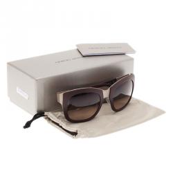 Pre Owned Giorgio Armani Brown Square Sunglasses