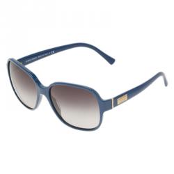 Pre Owned Giorgio Armani Blue 8020 Oversized Square Sunglasses