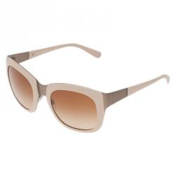 Pre Owned Giorgio Armani Cream 6010 Sunglasses