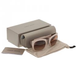Pre Owned Giorgio Armani Cream 6010 Sunglasses