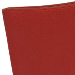 Pre Owned Giorgio Armani Orange Leather iPad Air Cover