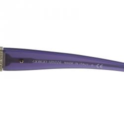 Pre Owned Giorgio Armani Blue 8022 Square Sunglasses