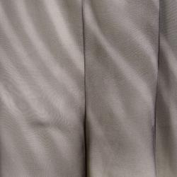 Pre Owned Giorgio Armani Beige Sand Printed Silk Harem Pants M