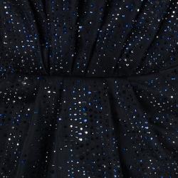 Pre Owned فستان كوكتيل جورجيو أرماني مزخرف شوارفسكي بطيات M