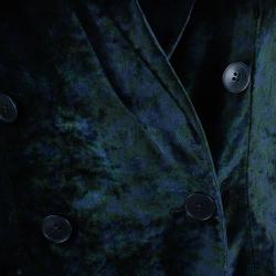 Pre Owned Armani Vintage Velvet Tricolor Blazer M