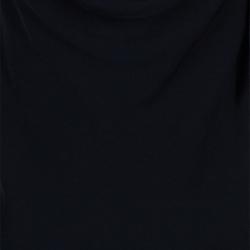 Giorgio Armani Black Sleeveless Knot Detail Top M