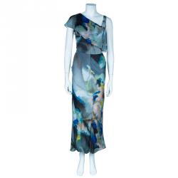 Giorgio Armani Multicolor Silk Maxi Dress S