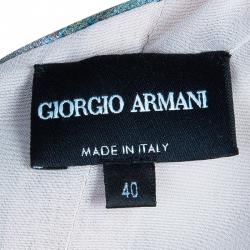 Giorgio Armani Multicolor Silk Maxi Dress S