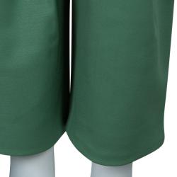 Pre Owned Giorgio Armani Green Tapered Trouser S