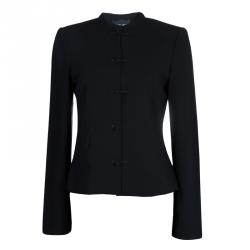 Giorgio Armani Black Mandarin Jacket M