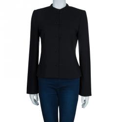 Giorgio Armani Black Mandarin Jacket M