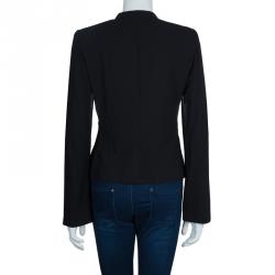 Giorgio Armani Black Mandarin Jacket M