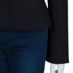 Giorgio Armani Black Mandarin Jacket M