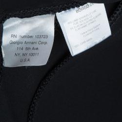 Giorgio Armani Black Mandarin Jacket M