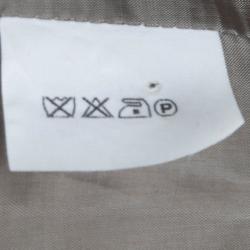 Pre Owned Giorgio Armani Multicolor Plaid Wool Blazer M