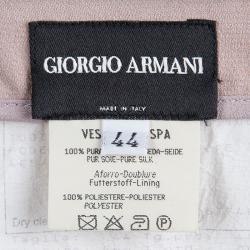 Pre Owned Giorgio Armani Pastel Pink Maxi Skirt M