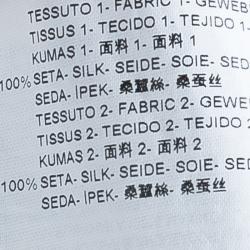 Pre Owned Giorgio Armani White Silk Shirt M