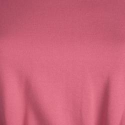 Pre Owned Giorgio Armani Pink Knit Collared Sleeveless Dress M