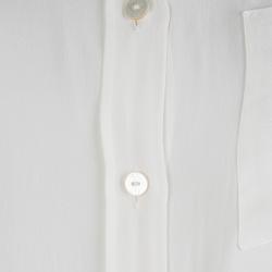 Giorgio Armani Off White Button Down Long Sleeve Shirt M