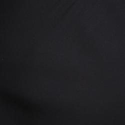 Pre Owned Giorgio Armani Black Silk Faux Overlap  Skirt M