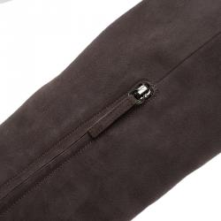 Pre Owned بوت للركبة جوسيبي زانوتي سويدي بيج مقاس 40