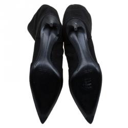 مملوكة مسبقًا حذاء بوت للركبة جوسيبي زانوتي سويدي أسود مقاس 37