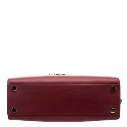 Giuseppe Zanotti Red Leather Angelina Top Handle Bag