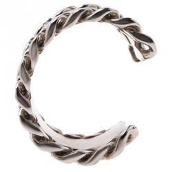 Givenchy Armadillo Silver Tone Cuff Bracelet