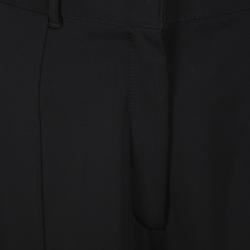 Givenchy Black High Waist Wide Leg Trousers M