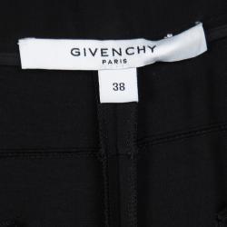 Givenchy Black High Waist Wide Leg Trousers M