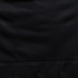 Givenchy Black Lace Trim Skirt Detail Trousers M